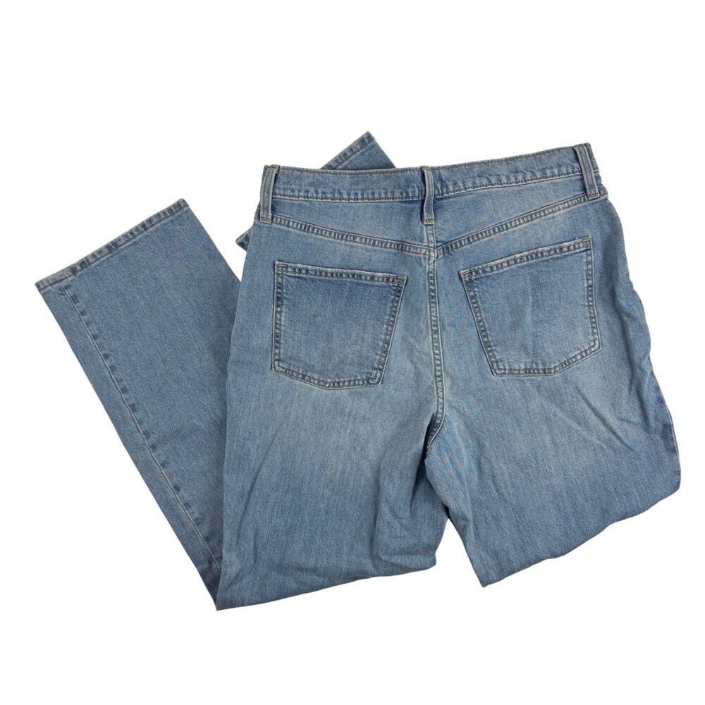 Universal Thread High Waist Jeans Womens Size 12 31R Light Wash Vintage Straight - Picture 4 of 11